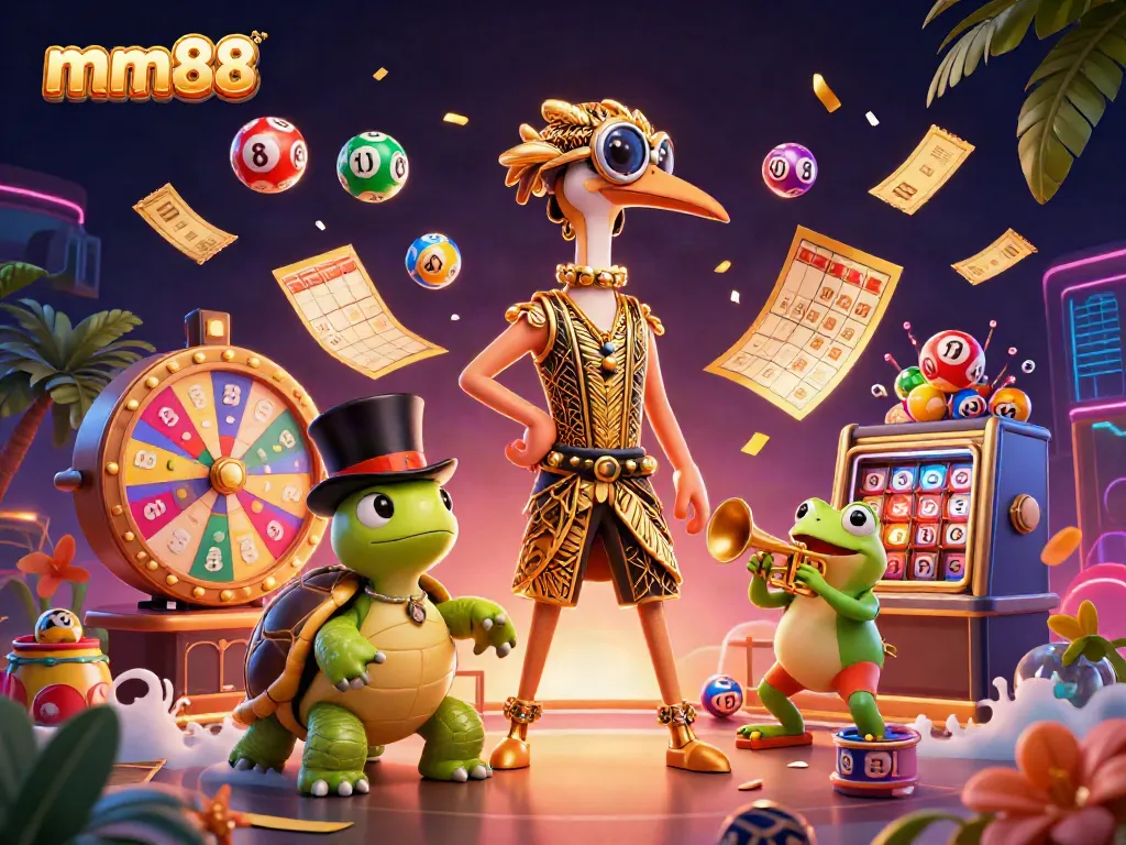 Engage in fun and vibrant mm88 gaming experience with lively characters and colorful elements