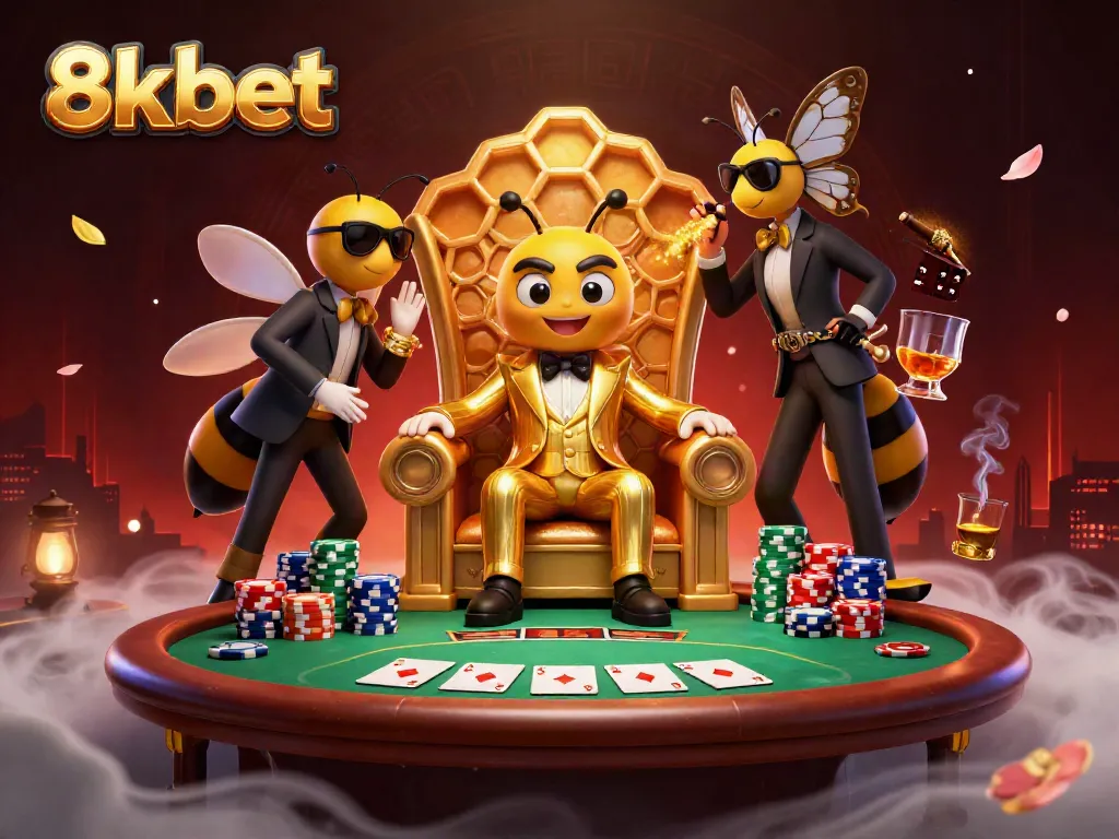 Experience the thrilling world of 8xbet through a dynamic poker scene with rich characters and captivating details.