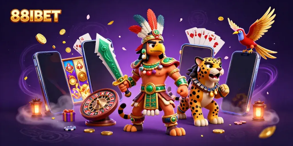 Experience thrilling gameplay at 88IBET with vibrant visuals and dynamic casino elements.
