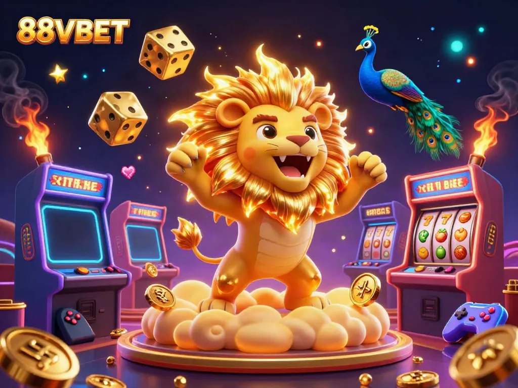 Bettors engage with the vibrant 88VBET casino experience through colorful jackpots and dynamic gaming elements.