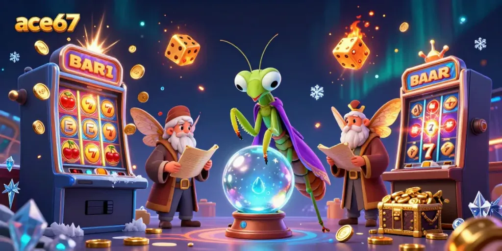 Experience ace67's enchanting casino world with mystical characters and jackpot explosions.