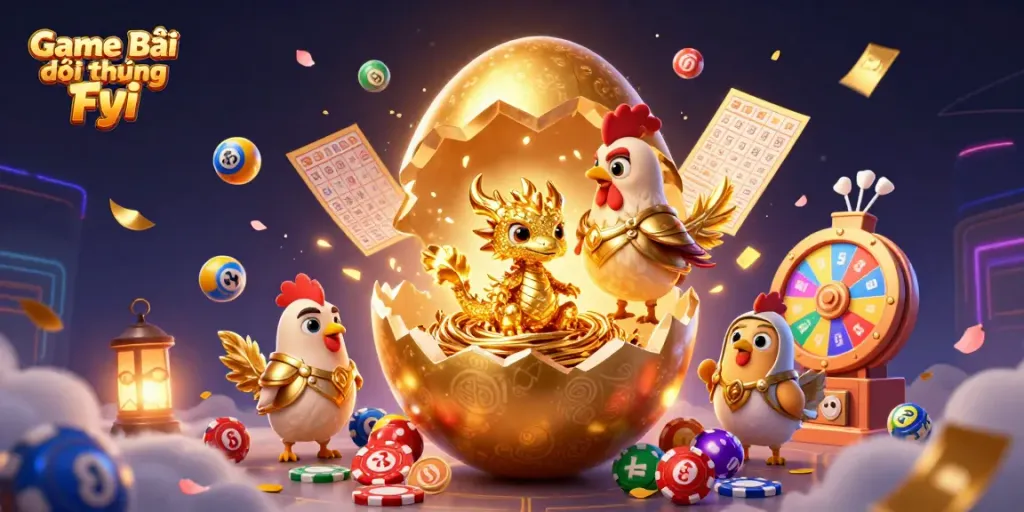 Experience thrilling gaming with Game Bài Đổi Thưởng Fyi featuring vibrant lottery elements.